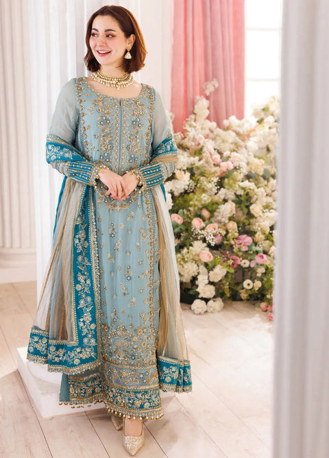Dastan-E-Jashan by Charizma Embroidered Chiffon Suit Unstitched 3 Piece CR25DJ DJ5-08 - Formals Collection